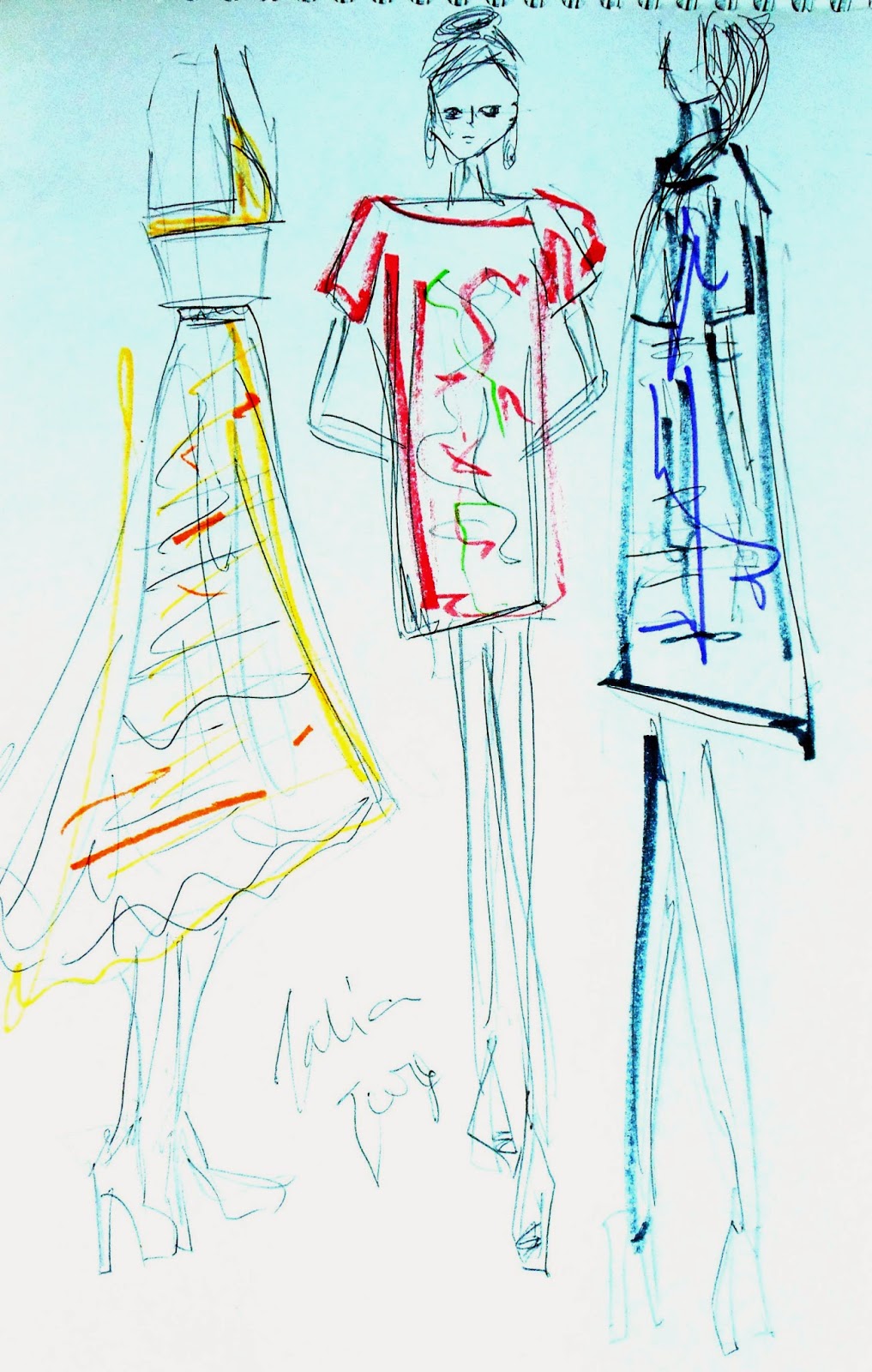 TLV Fashion Week Runway Sketches - THE FASHION MARKER