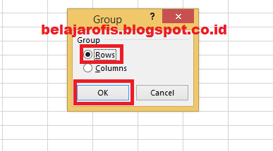 Cara gampang menyembunyikan baris dengan group pada Microsoft Excel  Cara Praktis Menyembunyikan Baris Dengan Group Pada Microsoft Excel 2013