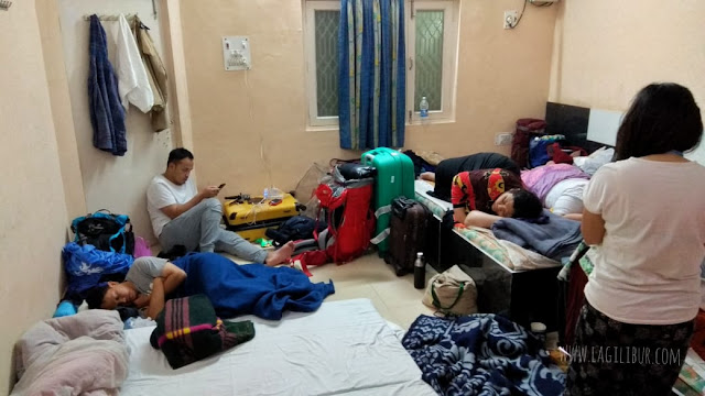 Kamar di penginapan Vrindavan
