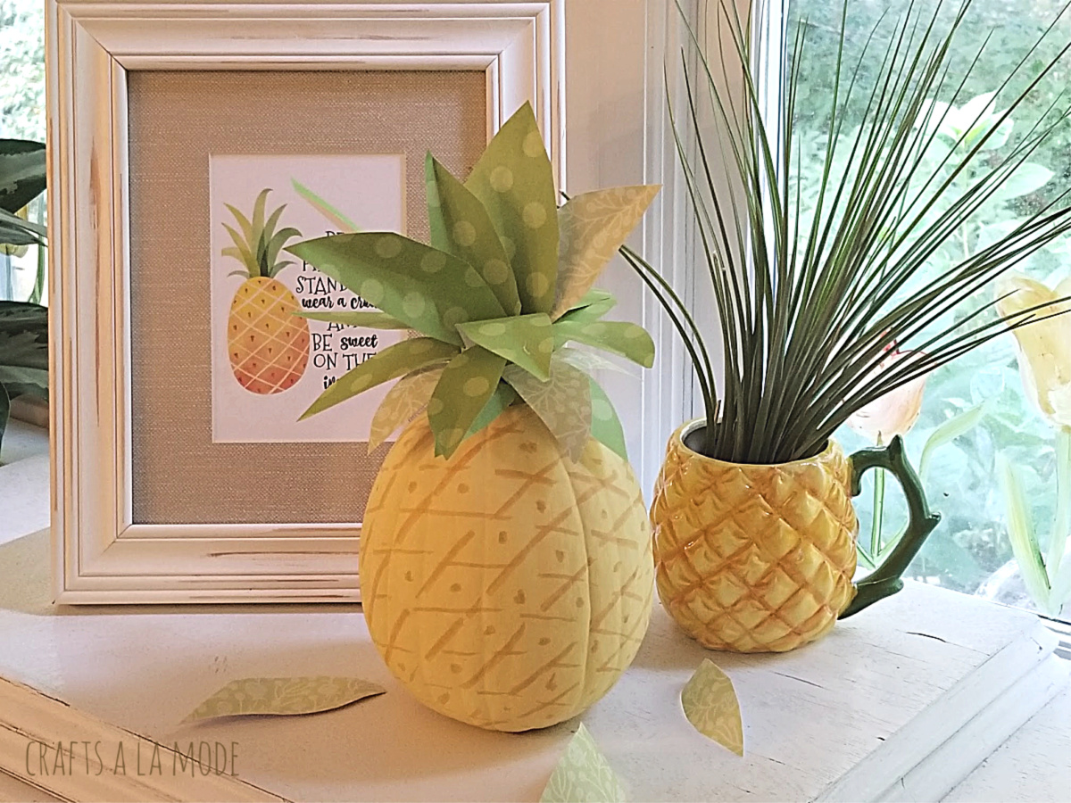 Pineapple Pumpkin Themed Pumpkins Are Best! Crafts a la mode
