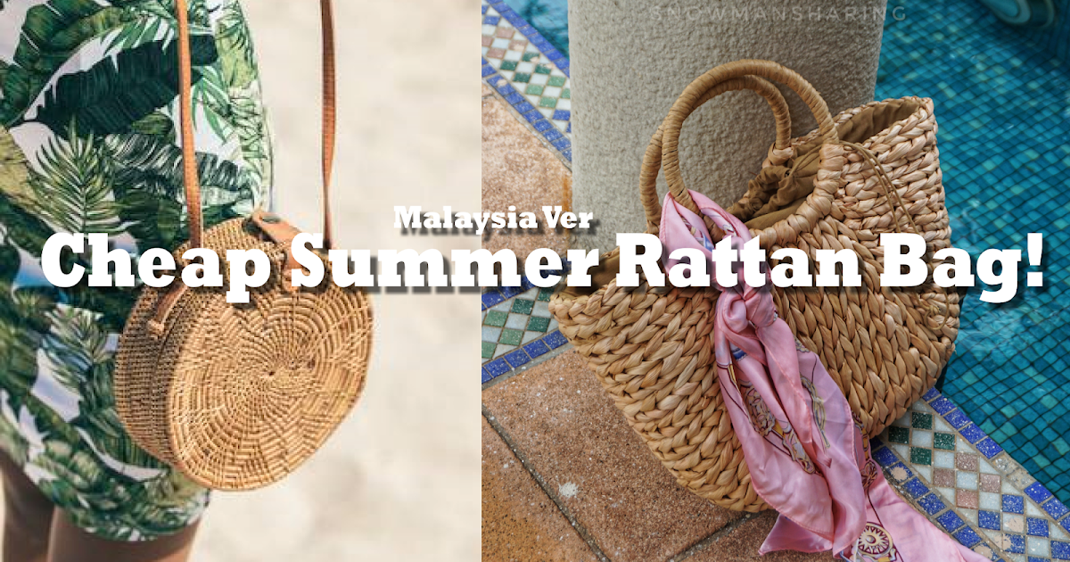 round rattan bag malaysia