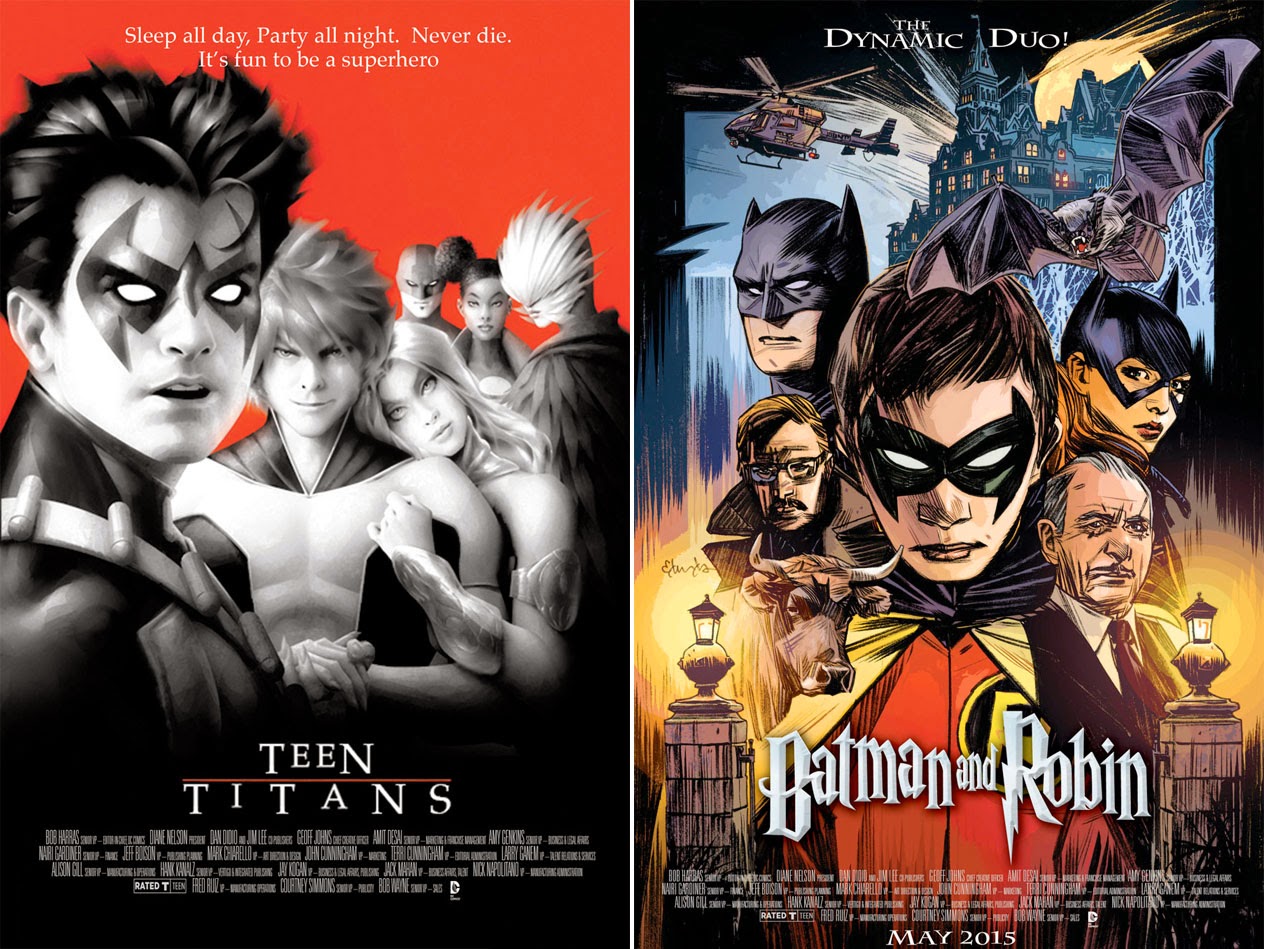 Lost Boys, Matrix, 300, Harry Potter e... (copertine variant DC Comics ispirate ai film)