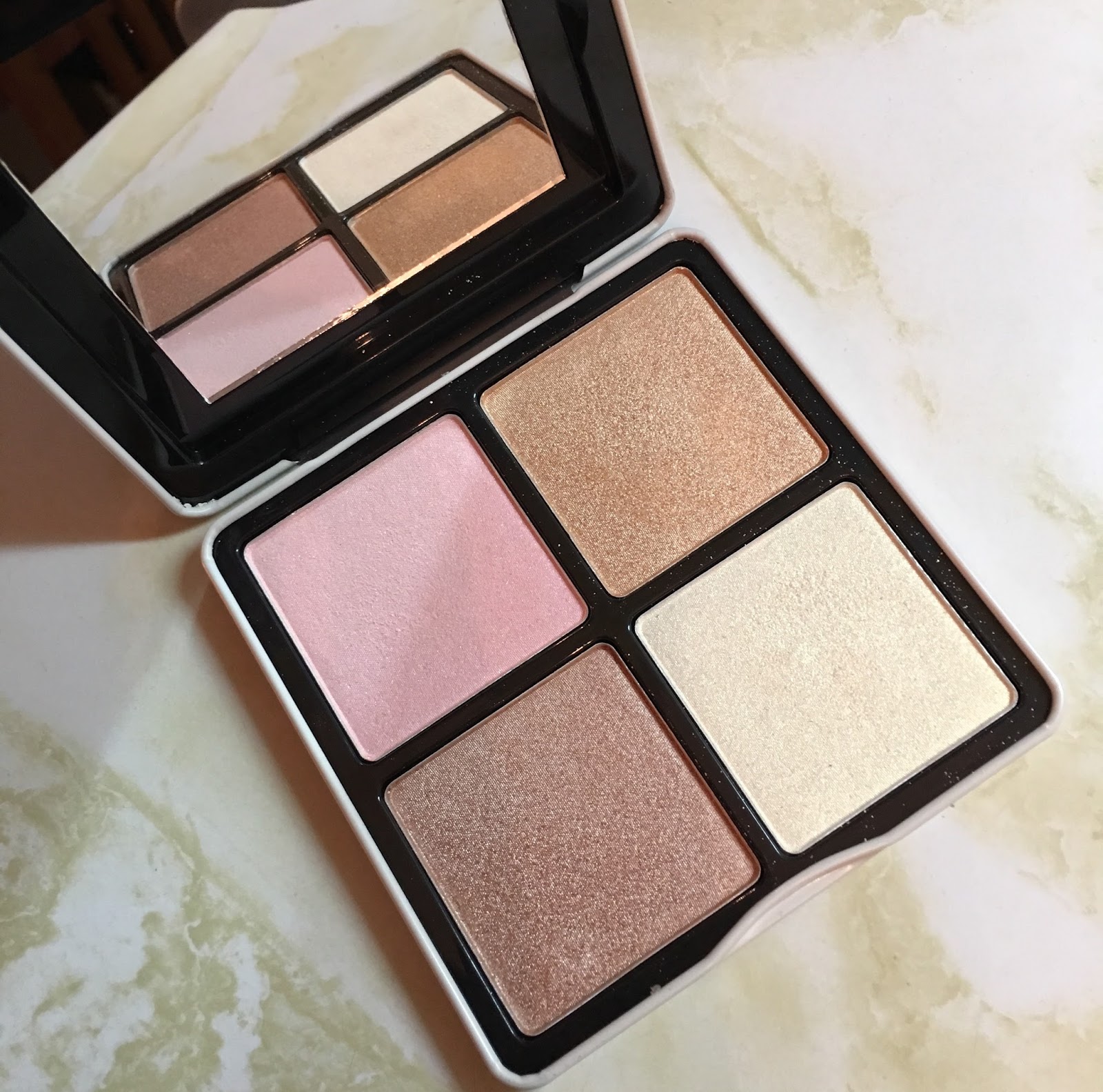 BH Cosmetics Nude Rose Highlight Swatches | Top Beauty 