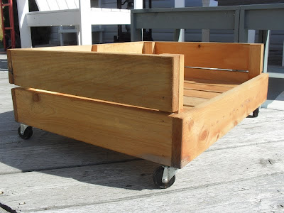 wood dog bed plans
