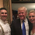 Sin ser invitado, Trump aparece en una boda