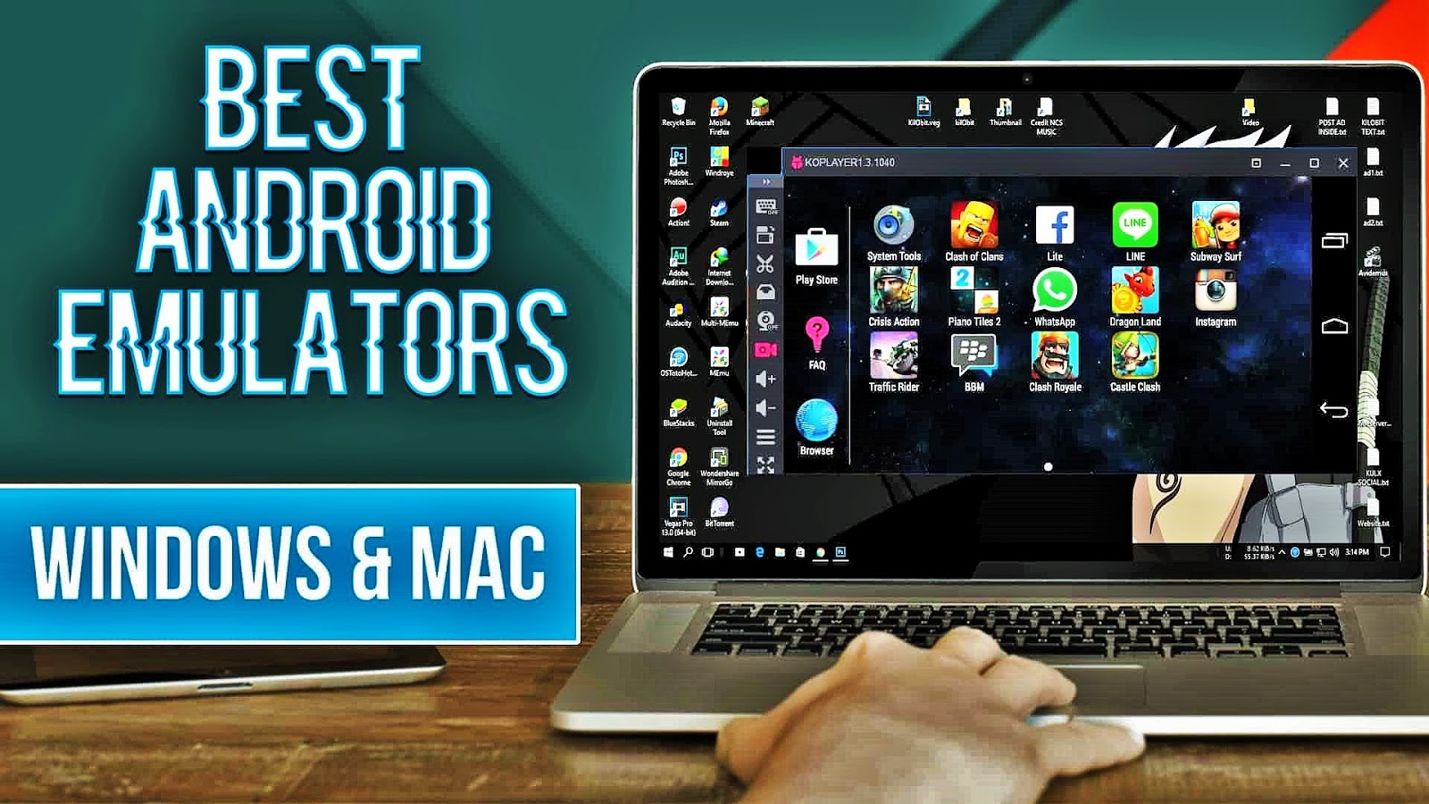 the best android emulator for pc & mac andy android