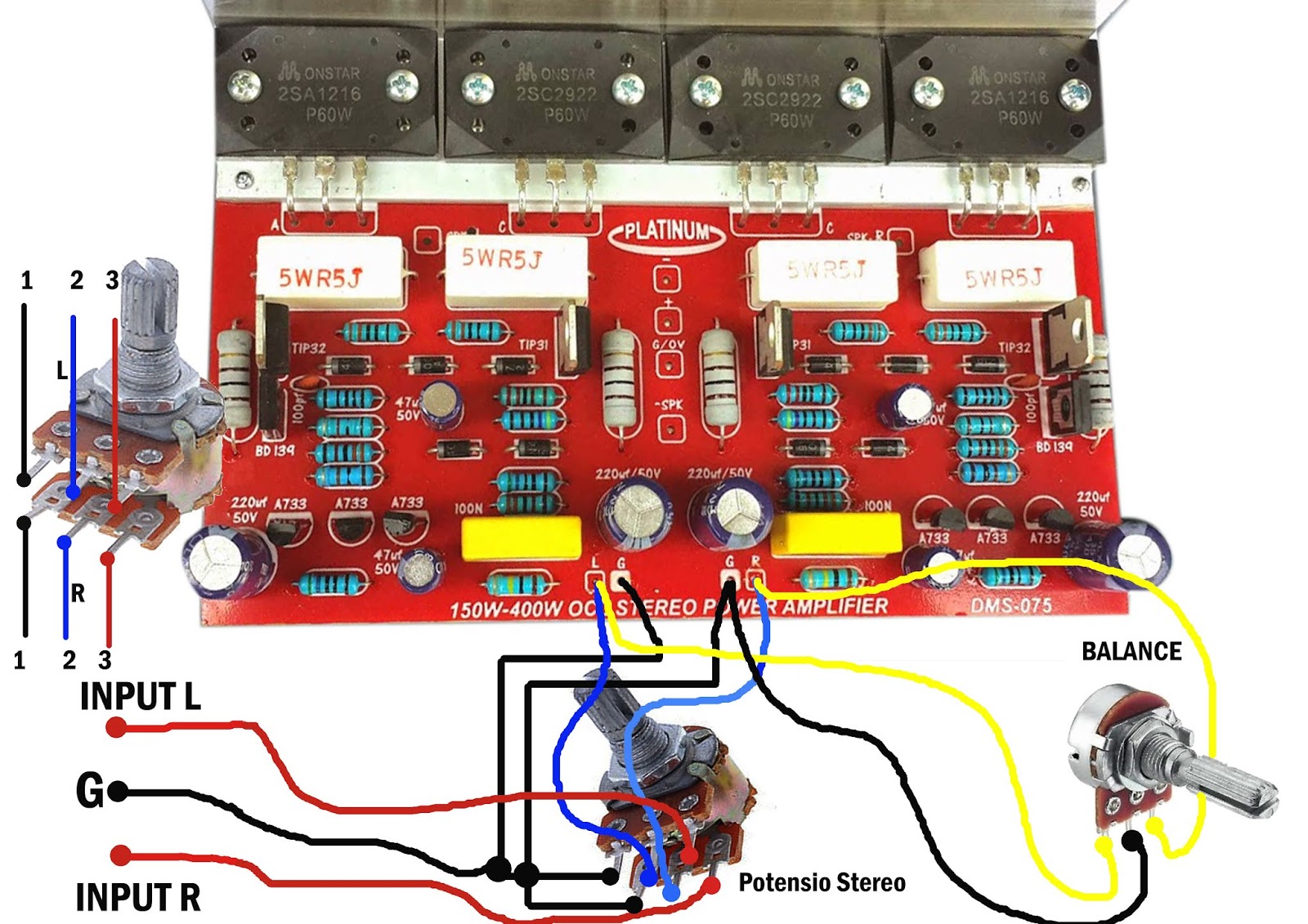 Untuk Pemula (for Beginer) MEMBUAT MASTER VOLUME AMPLIFIER