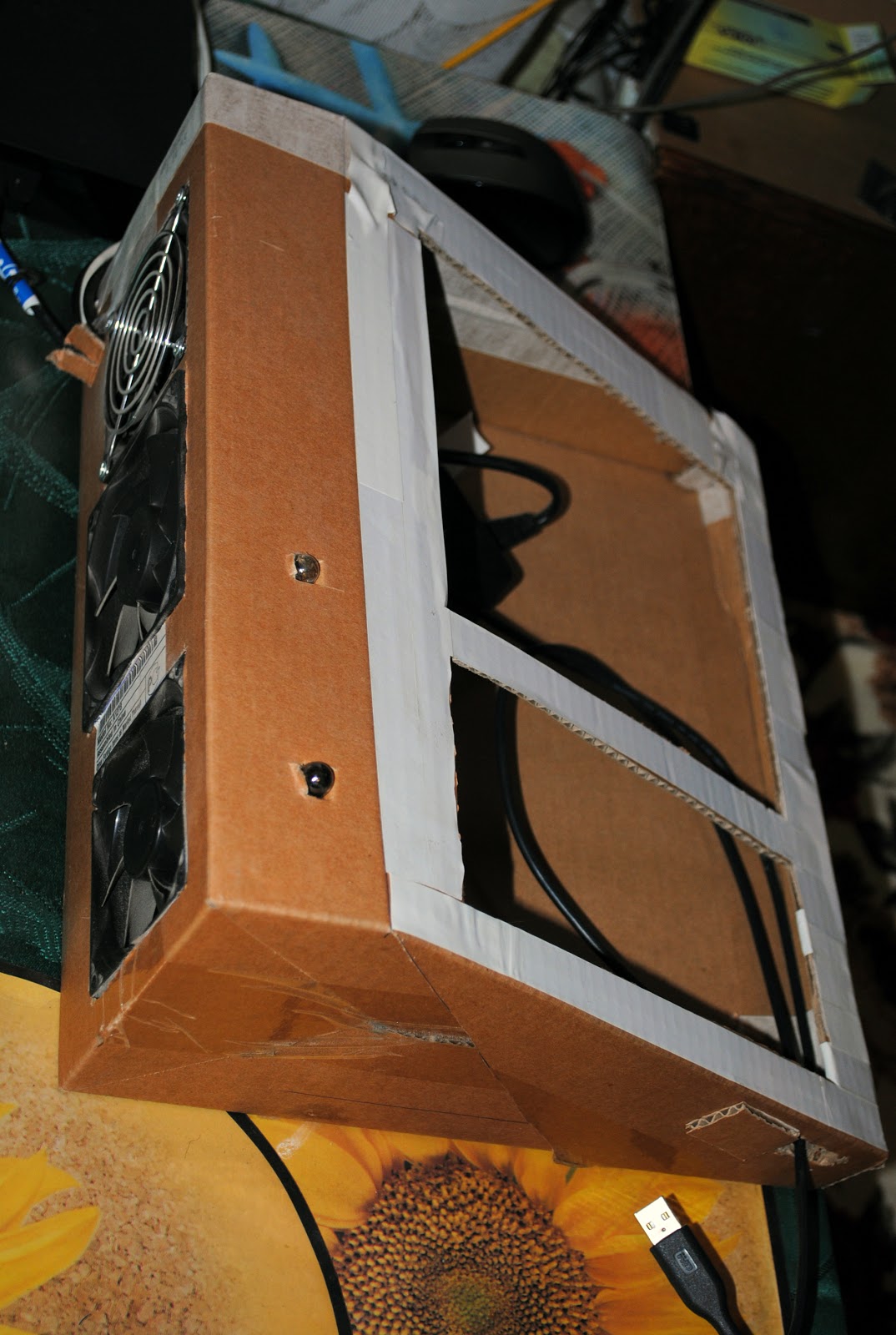 Доска охлаждения для ноутбука своими руками