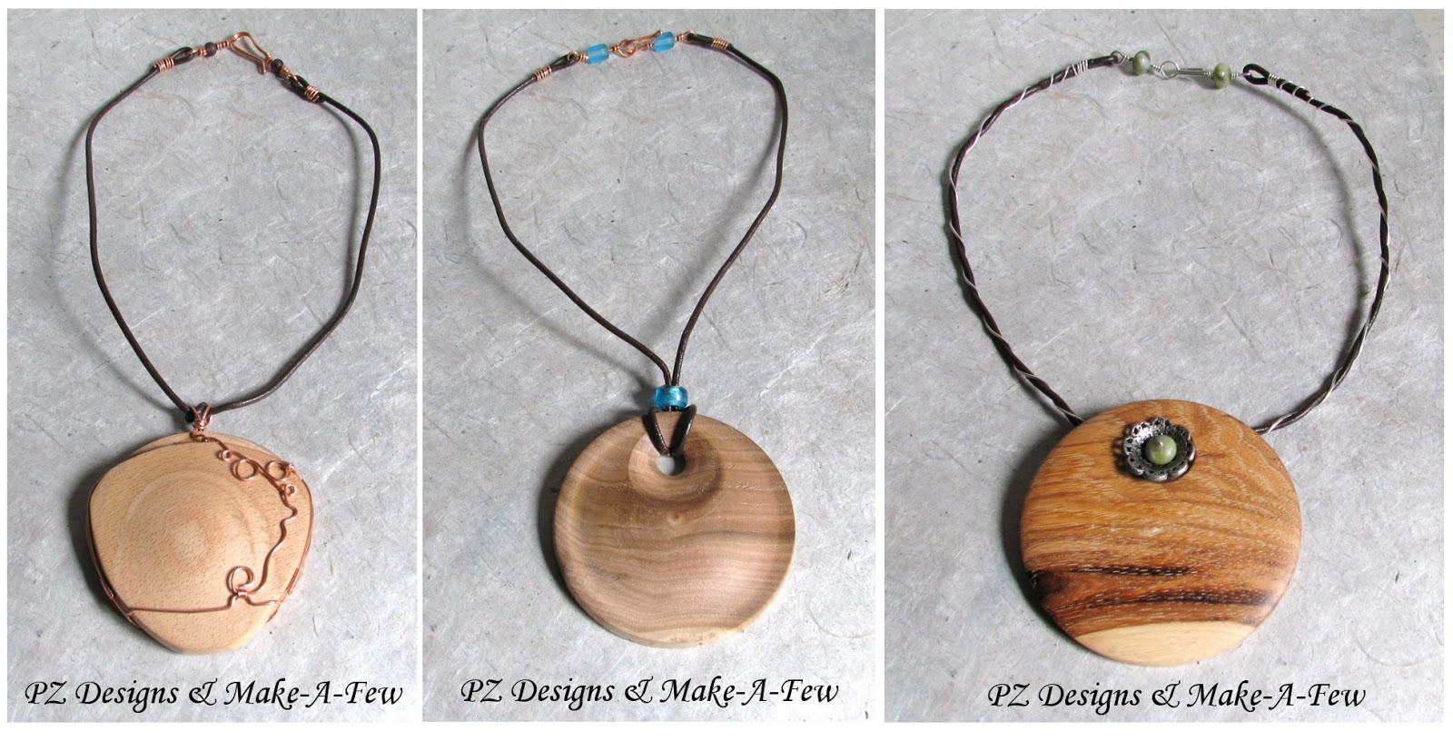 Silver Serpent Studio's Blog Turned Wood Pendants by MakeAFew