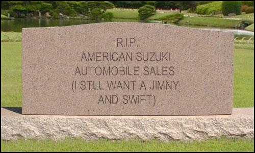 American Suzuki Tombstone