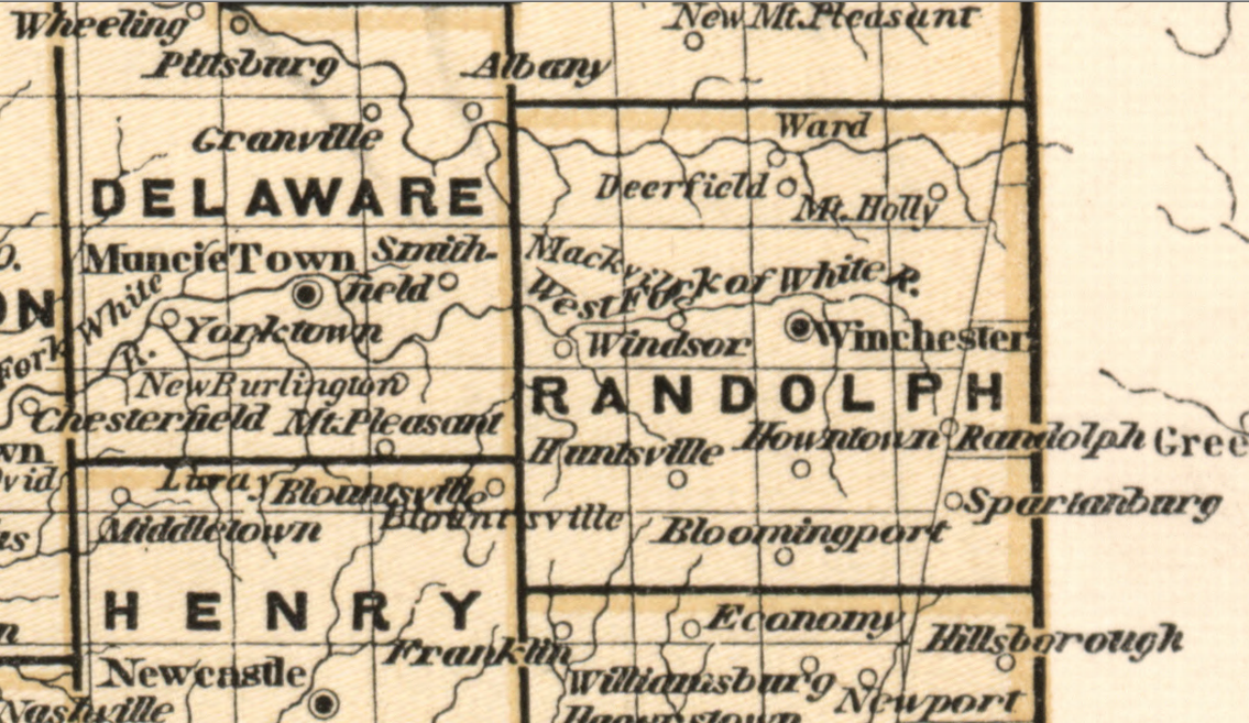 IHeartRandolphCountyIndiana Maps of Randolph County Indiana