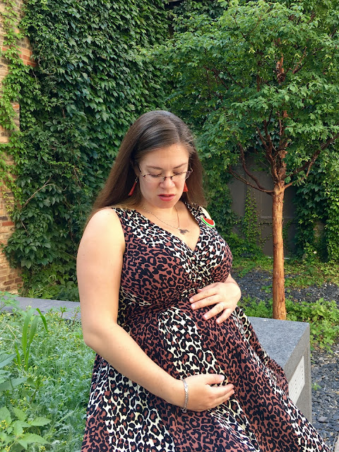 Pinup Girl Clothing leopard Scrumptious dress pregnancy