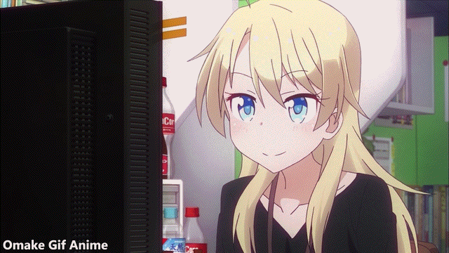 Joeschmos Gears and Grounds Omake Gif Anime  New Game  Episode 1   Hazuki Takes Picture of Hifumi
