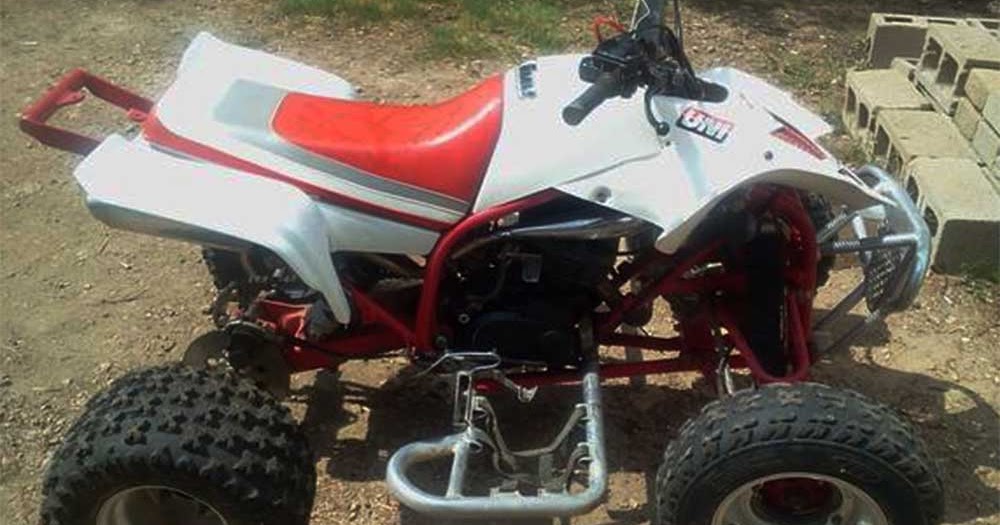 1988 Yamaha Blaster 200 2Stroke ATV White Red Yamaha Old Bikes List