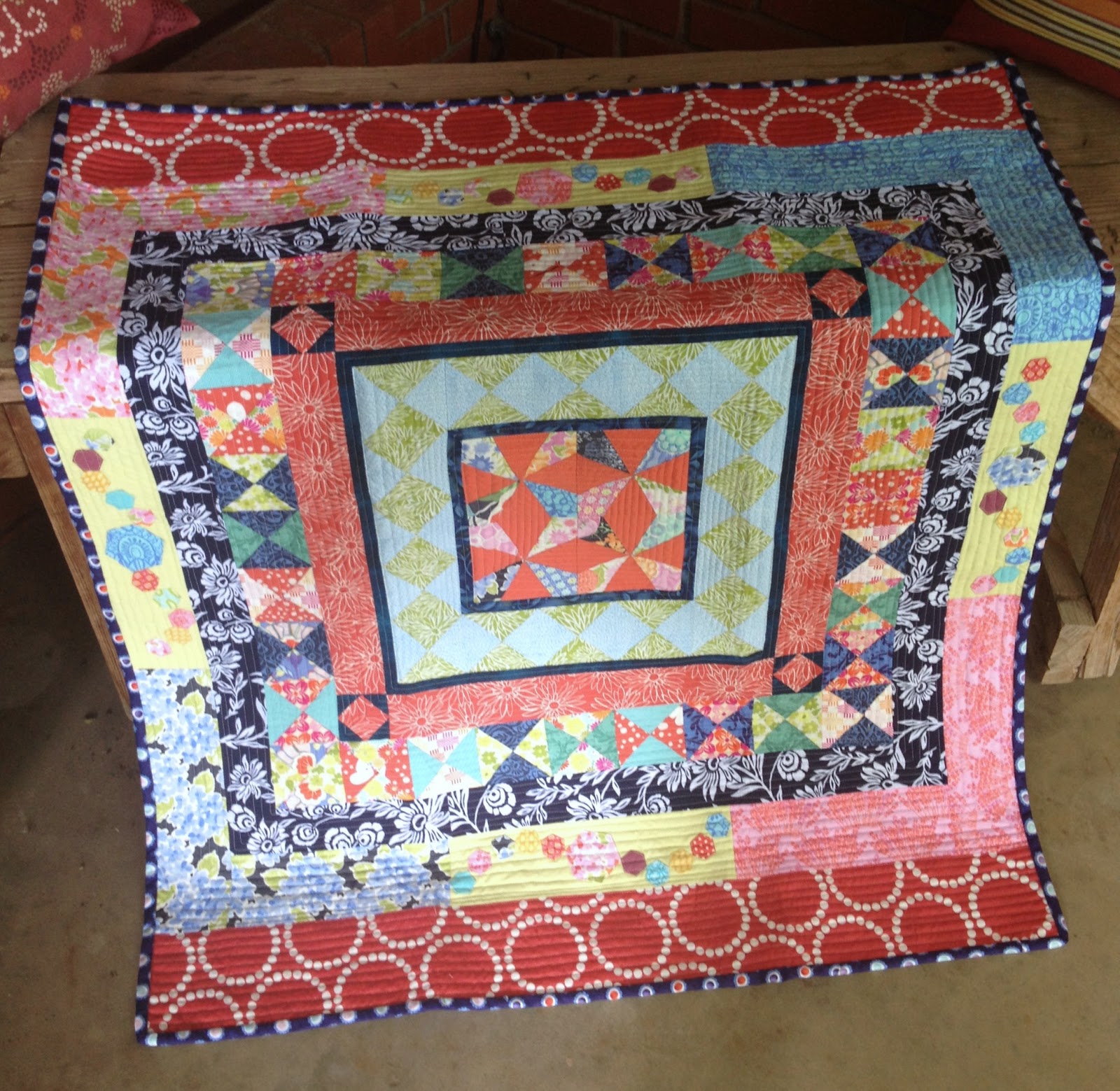 Sewing With Squeak Mystery Round Robin Quilt