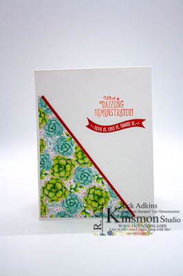 Kinmon Crafters, Team Card, Stampin' Up!, Rick Adkins, Painted Seasons, Story Label Punch, Stamping Your Way to the Top