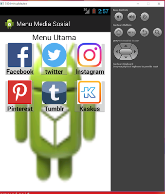 Tutorial Android 10 : Membuat Menu Utama Dashboard