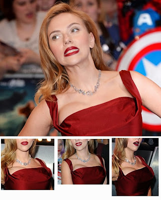 Scarlett Johansson boob slip funny