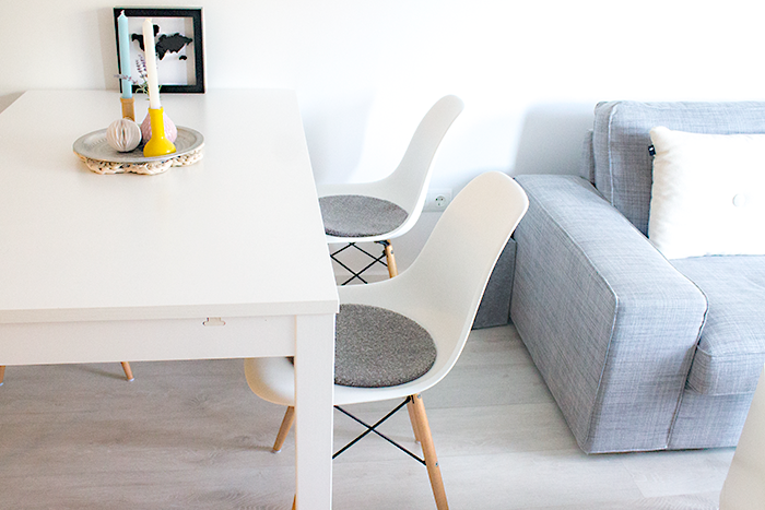 Mesa de comedor de estilo nórdico