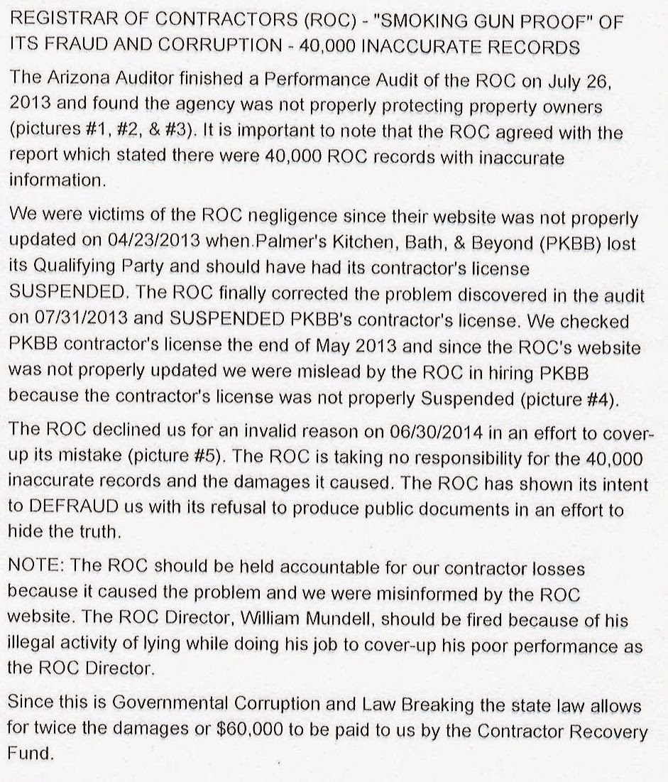 The Real Faces of Elder Abuse: ARIZONA REGISTRAR OF CONTRACTOR'S ...