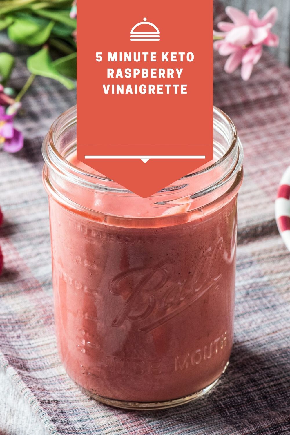 5 Minute Keto Raspberry Vinaigrette VIRAL VIDIO