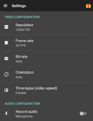 Video & Audio Configuration