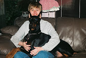 Wife and the Doberman
