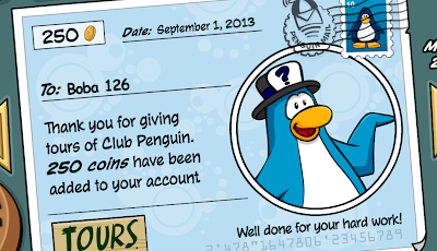 Club Penguin September 2013 Paychecks