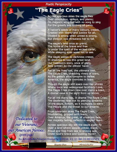 The Eagle Cries by Artsieladie/Sharon Donnelly