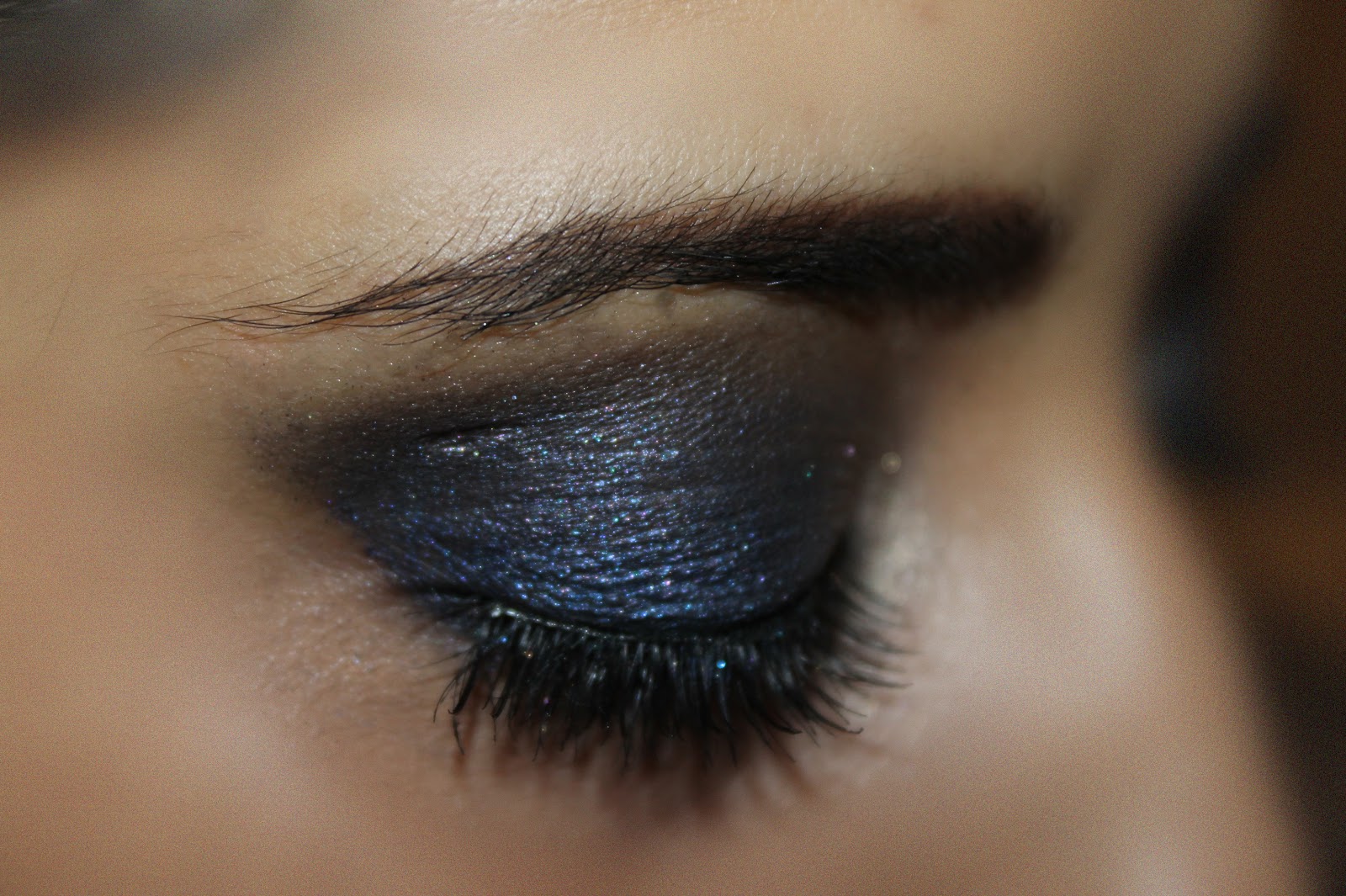 Cosmeticz Junkie Blue Smokey Eye Party Look
