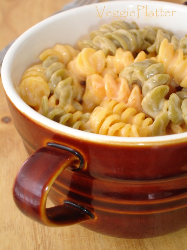 Veggie Platter Simple Pastas Cheesy Rotini