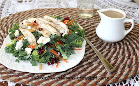 Eclectic Red Barn: Chicken Salad with Basil Balsamic Dressing