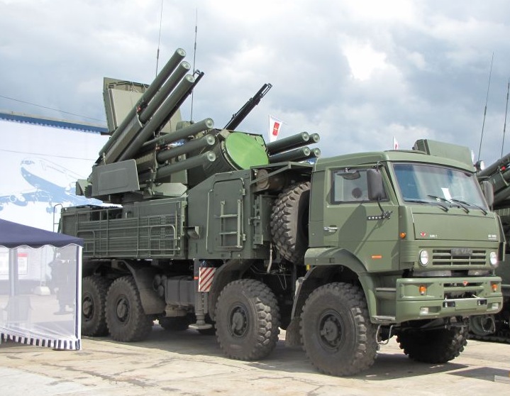 World Defense Review: 96K6 Pantsir-S1 air defence gun missiles system ...