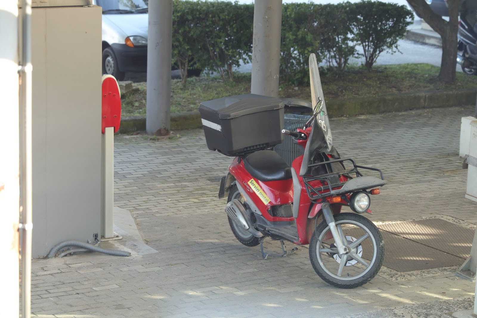 OldMotoDude Postal Scooter spotted in La Spezia, Italy.