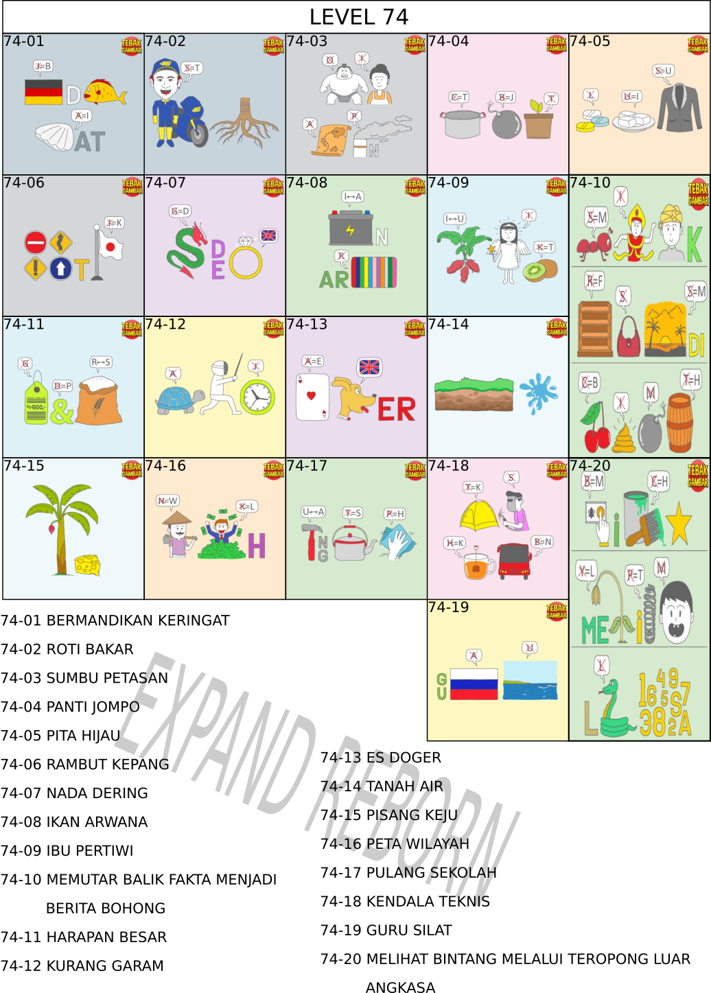 Expand Reborn Game Android Tebak Gambar Kunci Jawaban Part 5