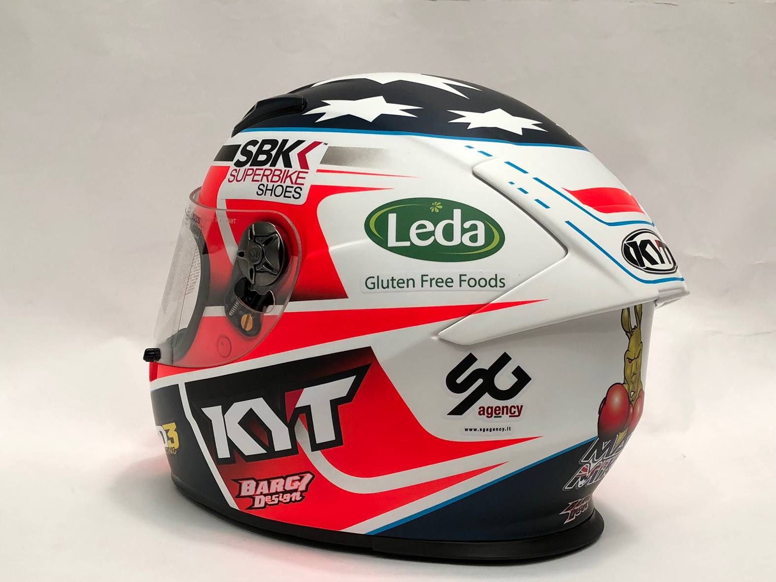 Racing Helmets Garage KYT KR1 M.Jones 2018 by Bargy Design