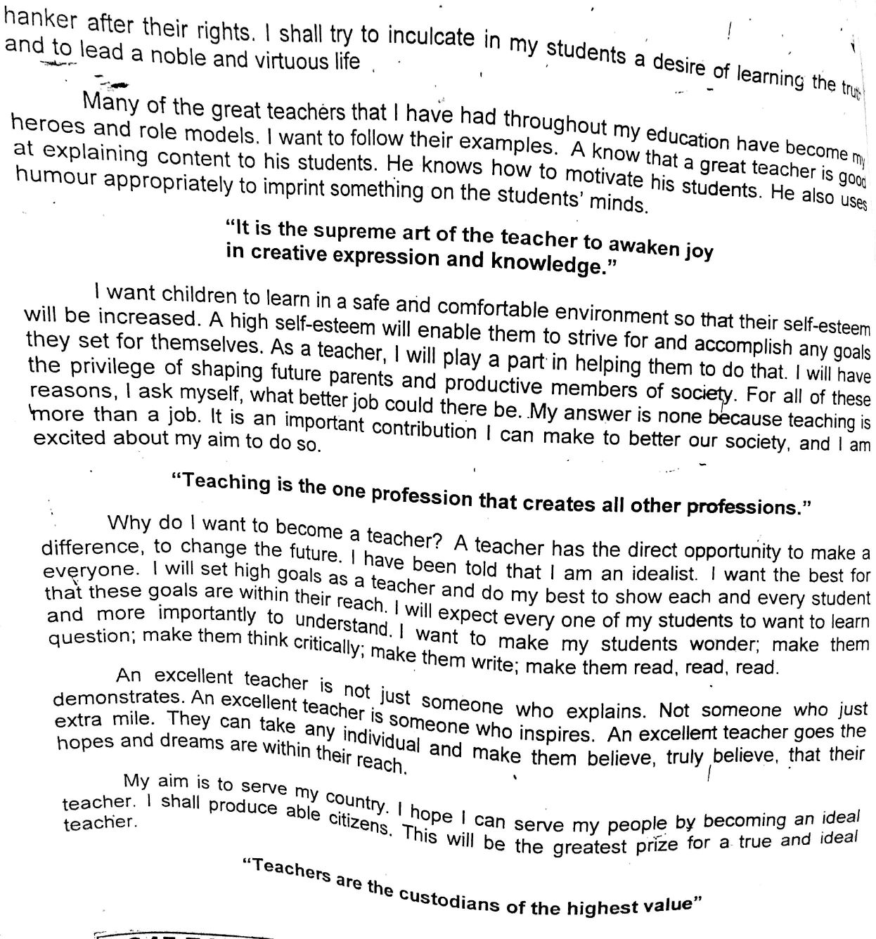 My goals in life essay picture