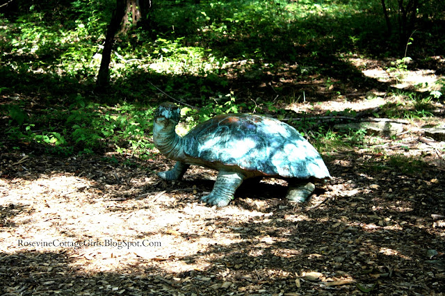 Photo of a turtle statue at Cheekwood Mansion, Nashville Tennessee