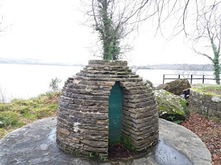 stone and glass sculpture leitrim