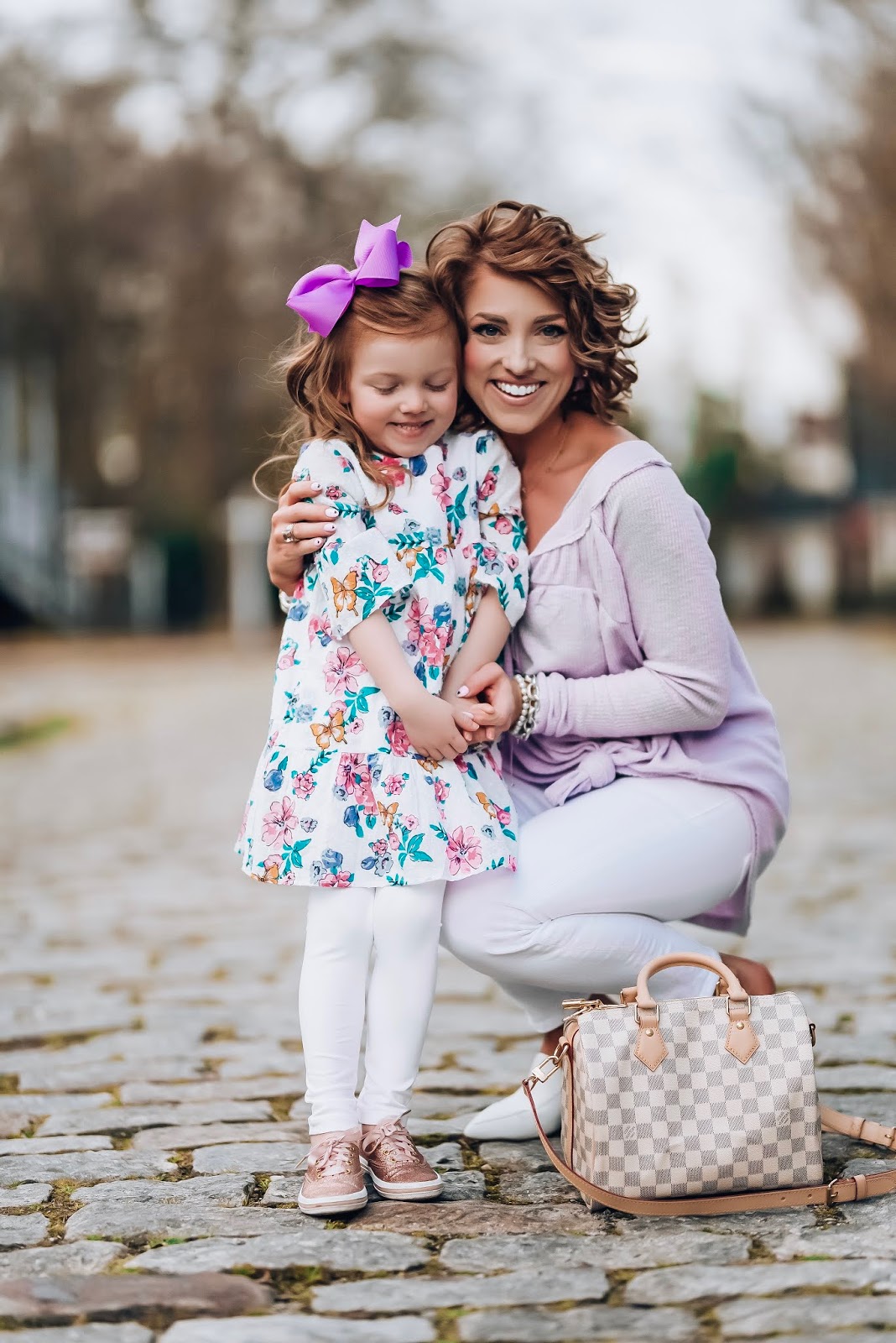 Mommy & Me in Lavender + A Top You Need In Your Closet!!! - Something Delightful Blog