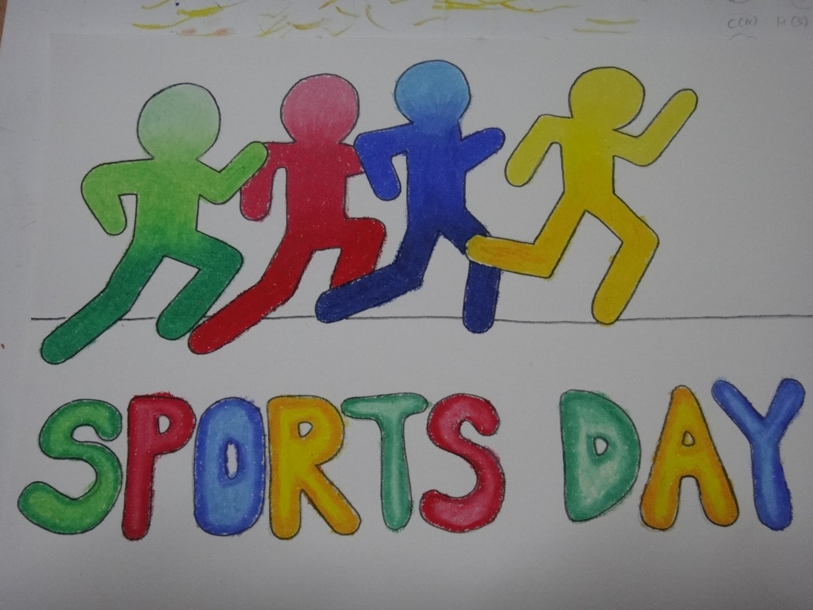 Young Artists At Work Sports Day 2012 Poster
