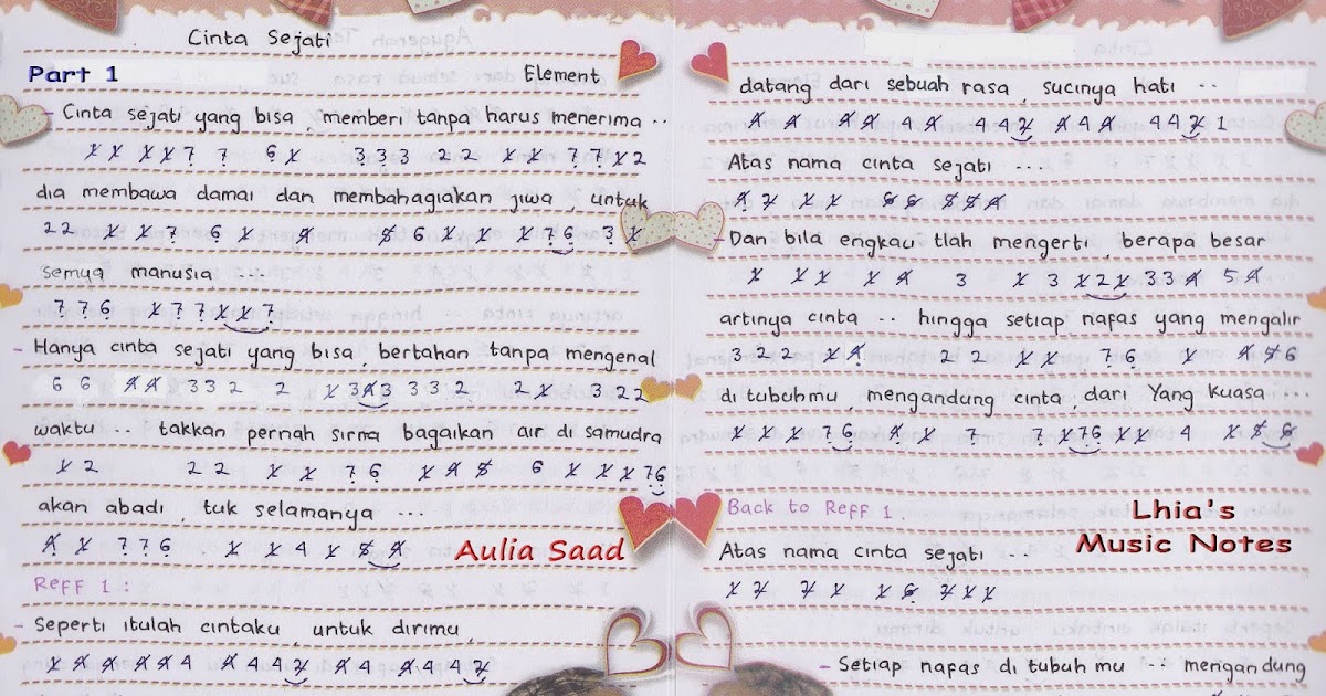 Not Angka Pianika Lagu Tinggal Kenangan Koleksi Not Angka