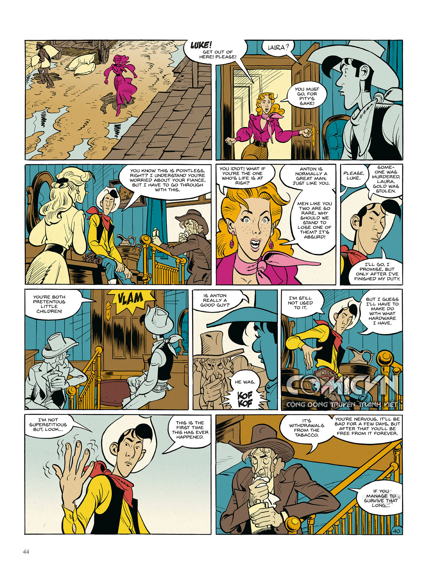 Kẻ Đã Sát Hại Lucky Luke raw - oneshot trang 44