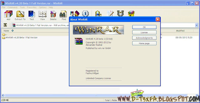 WinRAR 4.20 beta 1