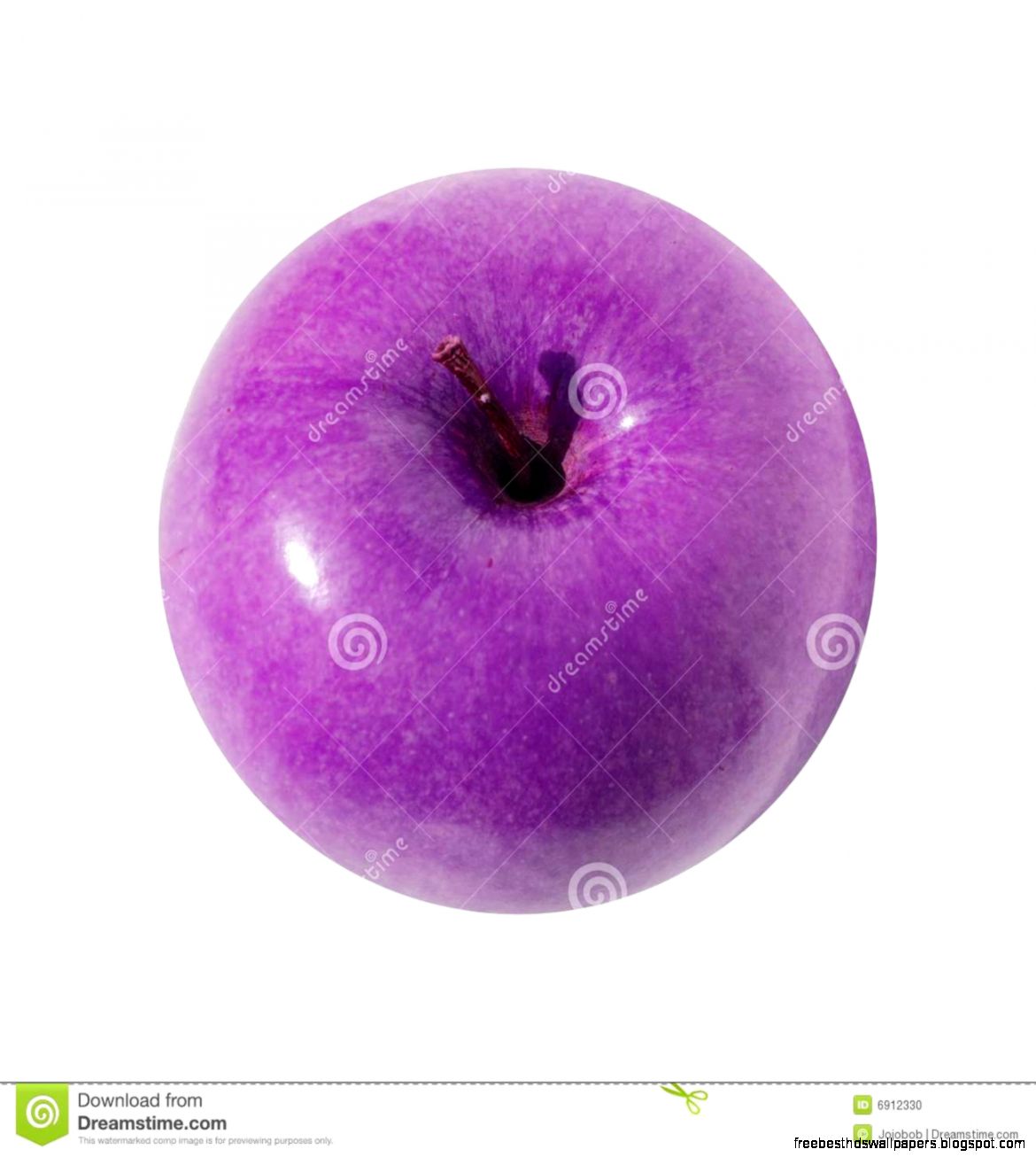 Isolated Purple Apple Stock Photo   Image 6912330