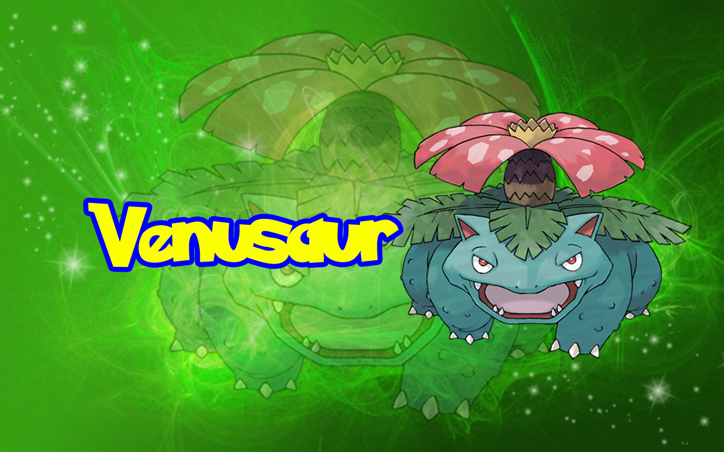Wallpapers Pokémon: Wallpapers Venusaur,Nidoqueen,Machamp,Crobat y Blissey