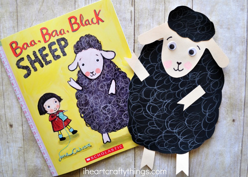 Baa Baa Black Sheep Craft I Heart Crafty Things