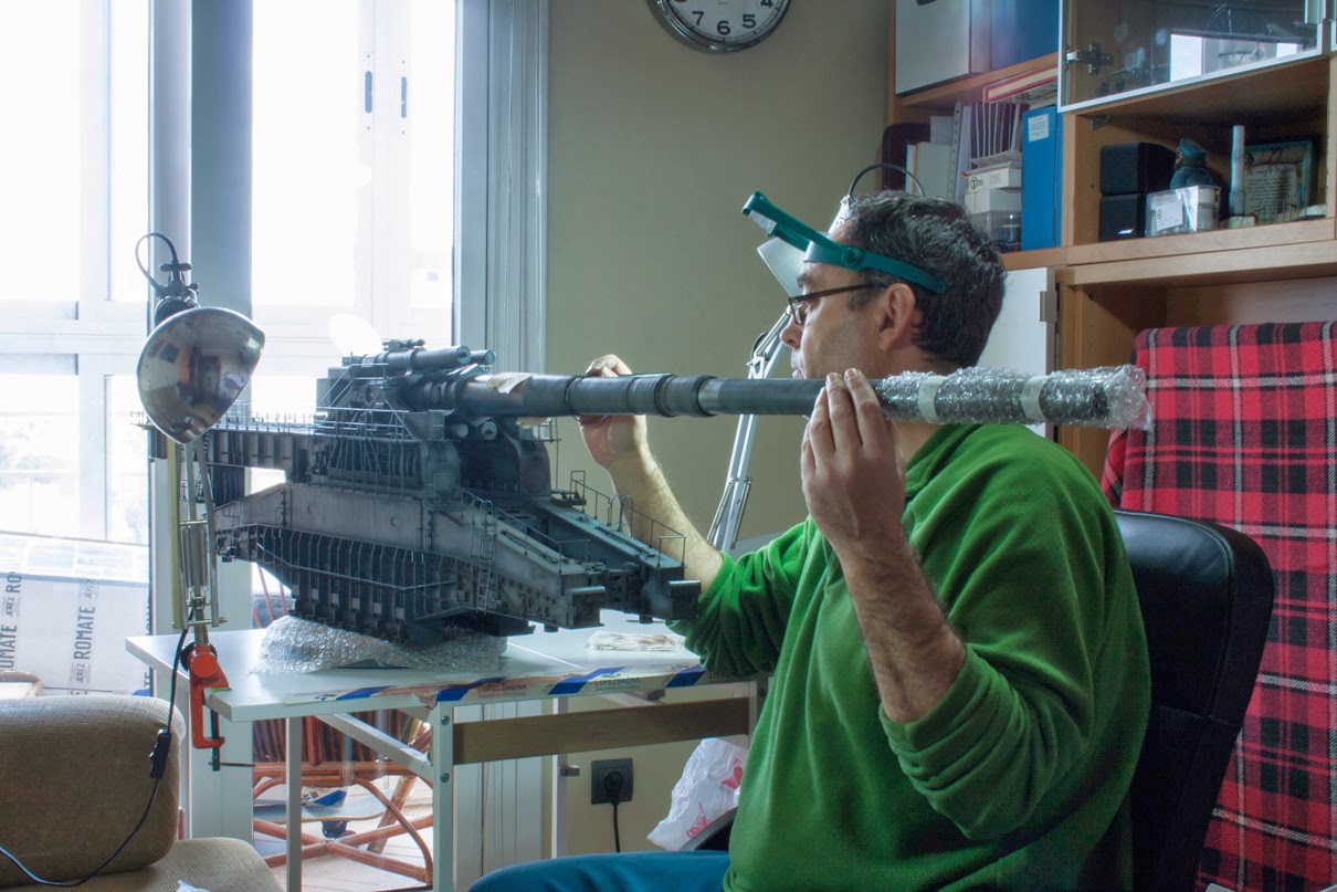 hobbyjm Dora Railway Gun Model de Metal Troops Creations a 1/35 (9ª parte)