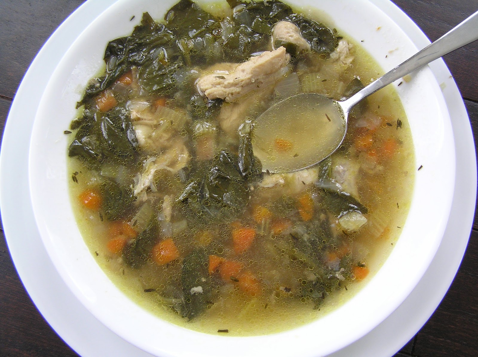 The Melting Pot: Chicken & Spinach Soup
