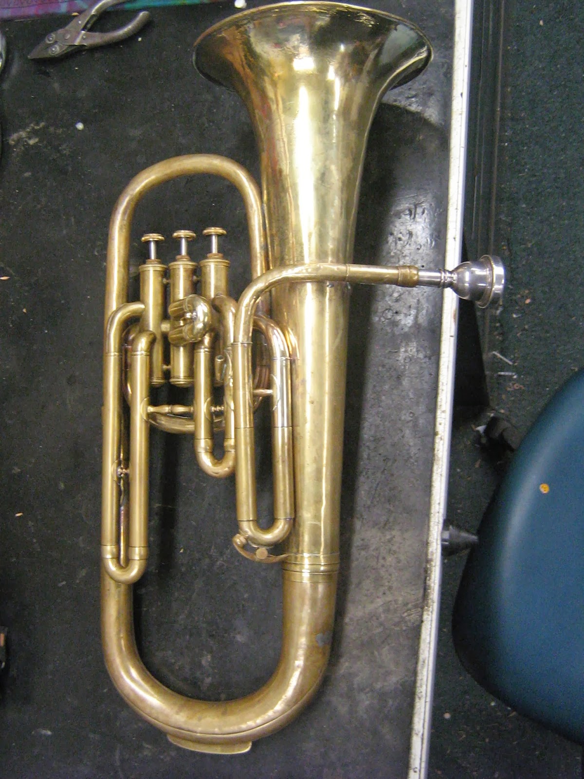 The Bench Keystone 19th Century Eb Alto Horn Tubing Repair